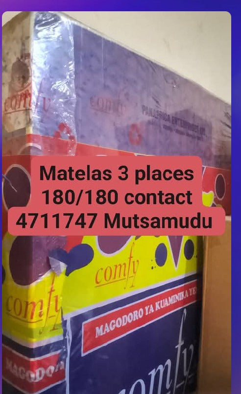MATELA 3 PLACE MESURE 180 SUR 180 CM